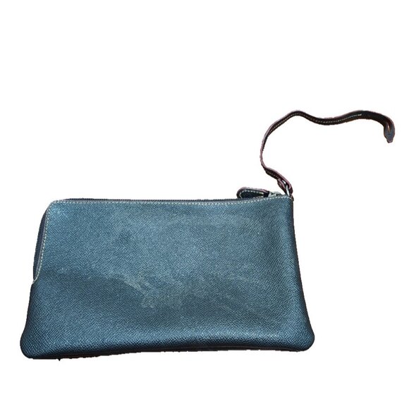 Coach x Disney Mickey Mouse Limited Edition Black Leather Zip Wristlet Clutch - Picture 3 of 4